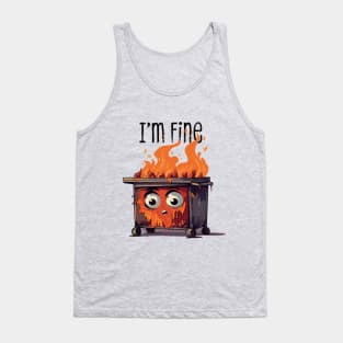 Dumpster Fire Tank Top